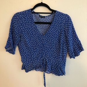 Top shop polka dot top